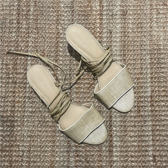 Cult Gaia Women's Mirai Wedge Sandals SZ 10 - Picture 4 of 5